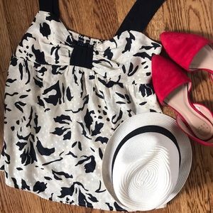 Yumi Kim Silk Tank w/ Elastic-ribbed Back